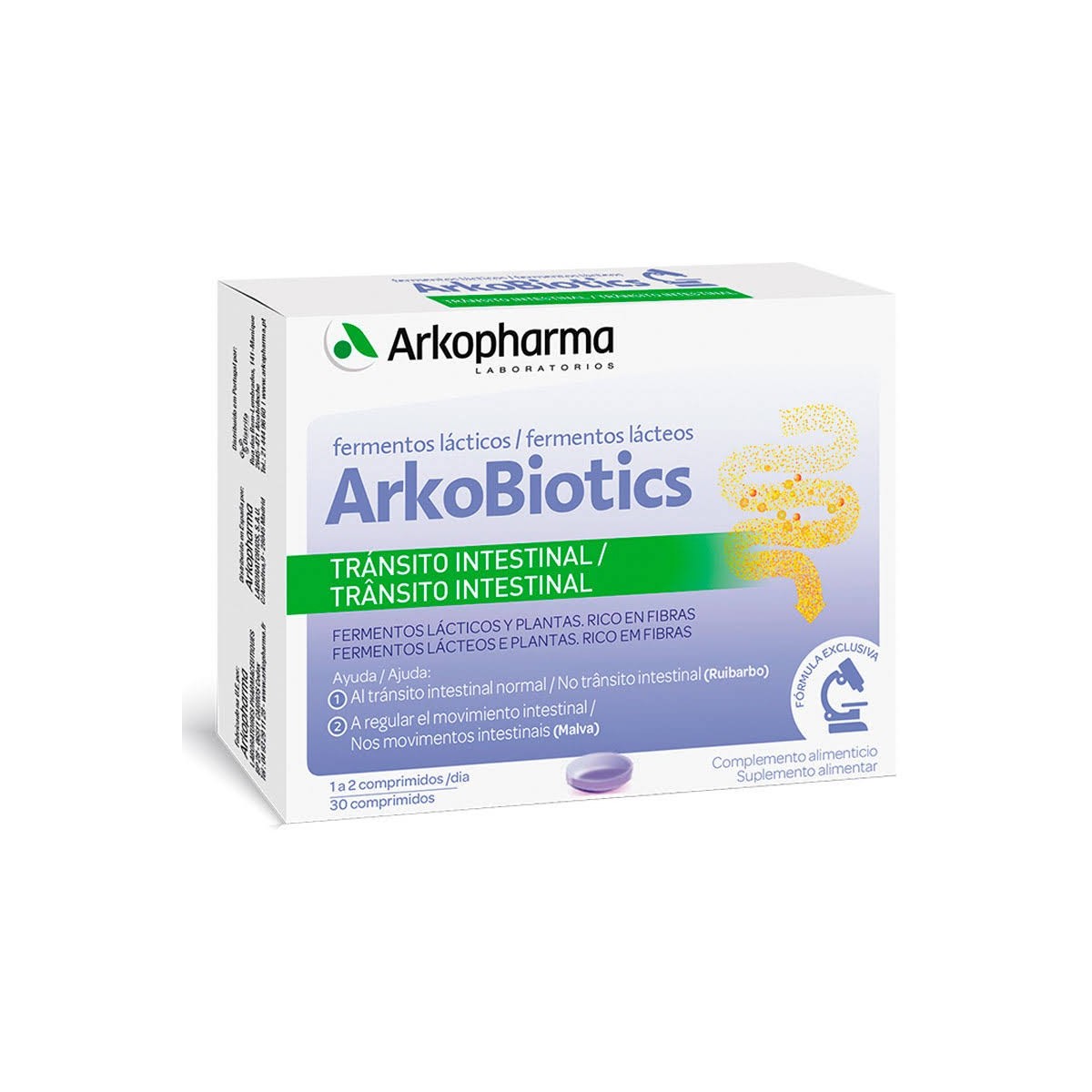 arkopharma arkoprobiotics transito intestinal 30 comprimidos