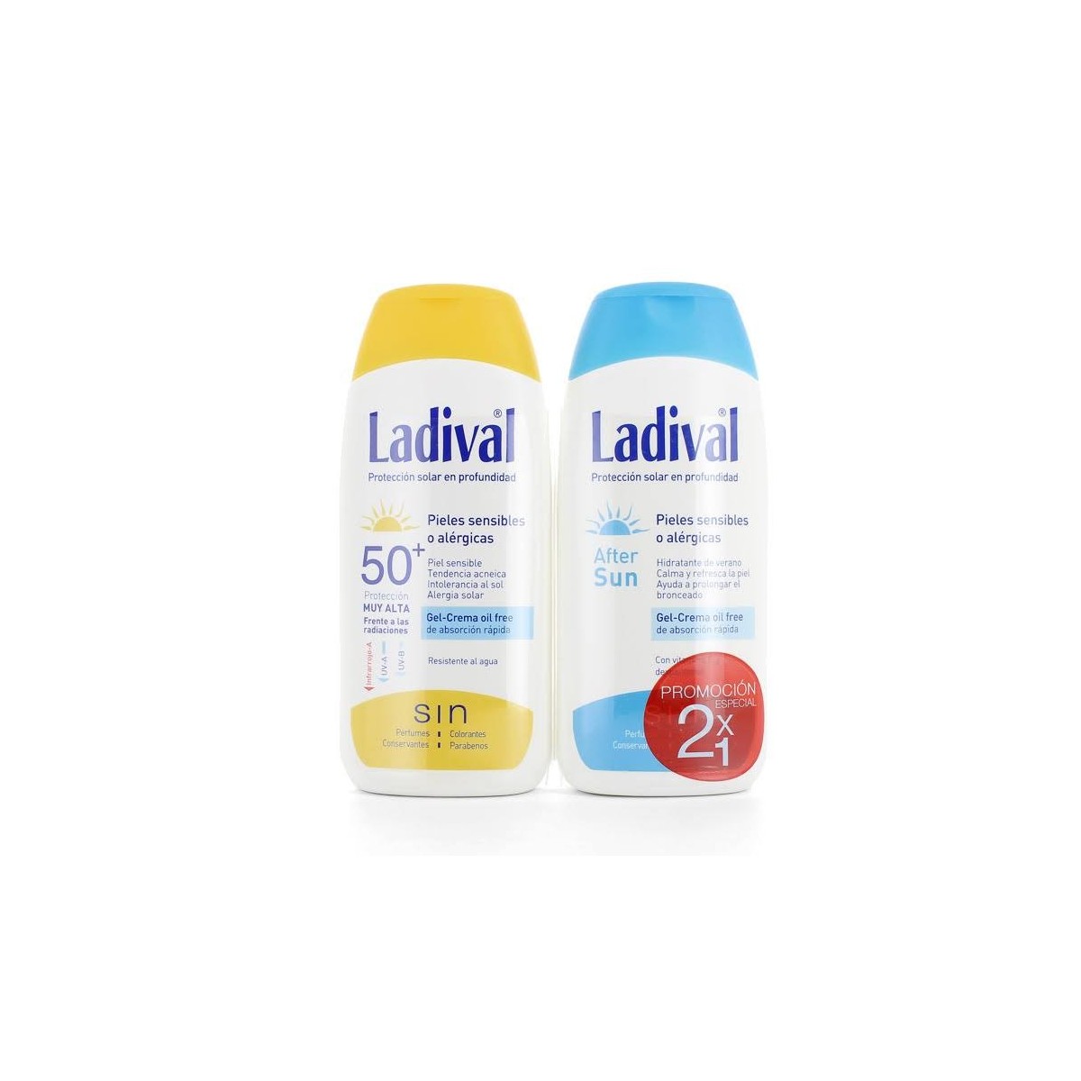 ladival gel crema spf50 200ml after sun 200ml