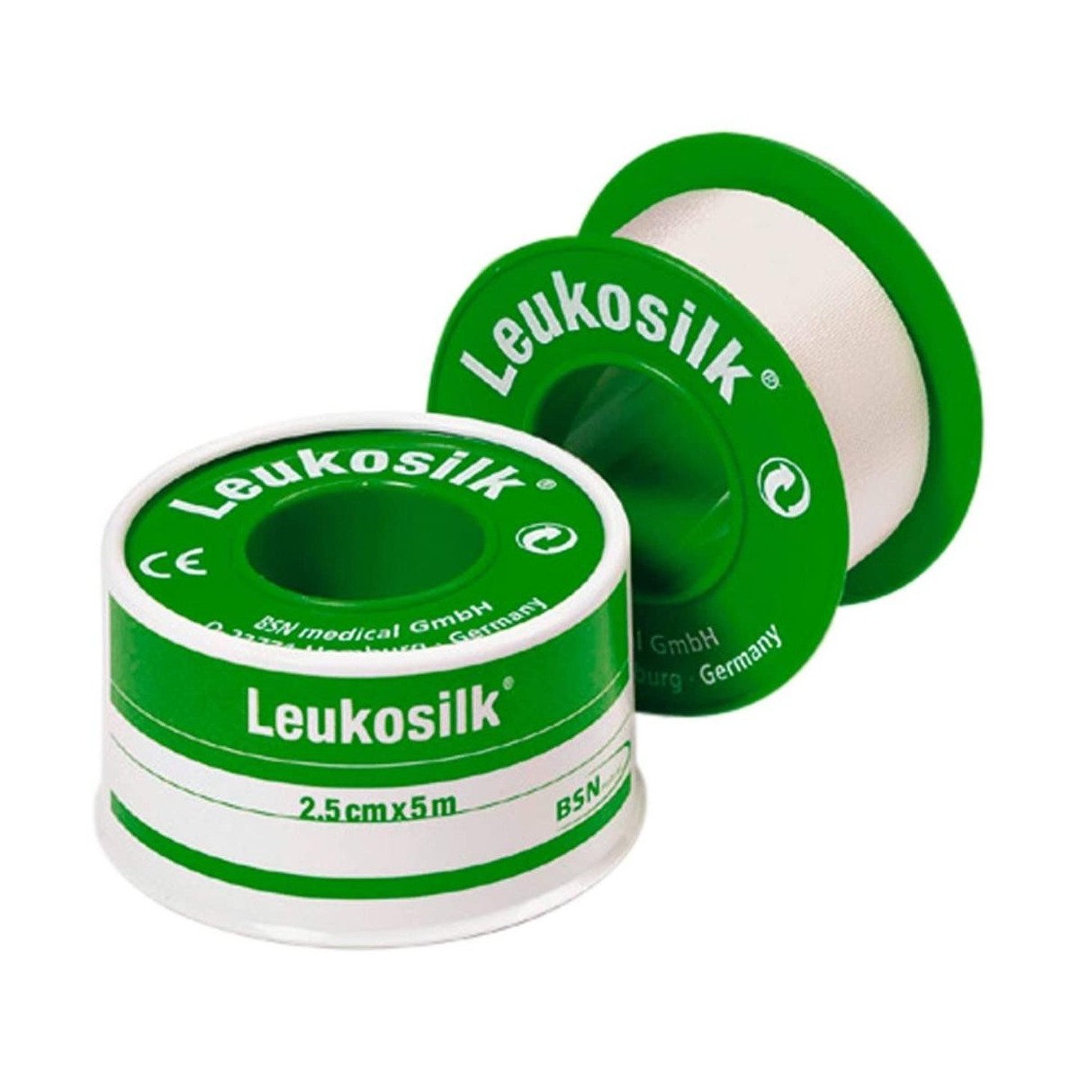 esparadrapo hipoalergico leukosilk 5 x 25 cm