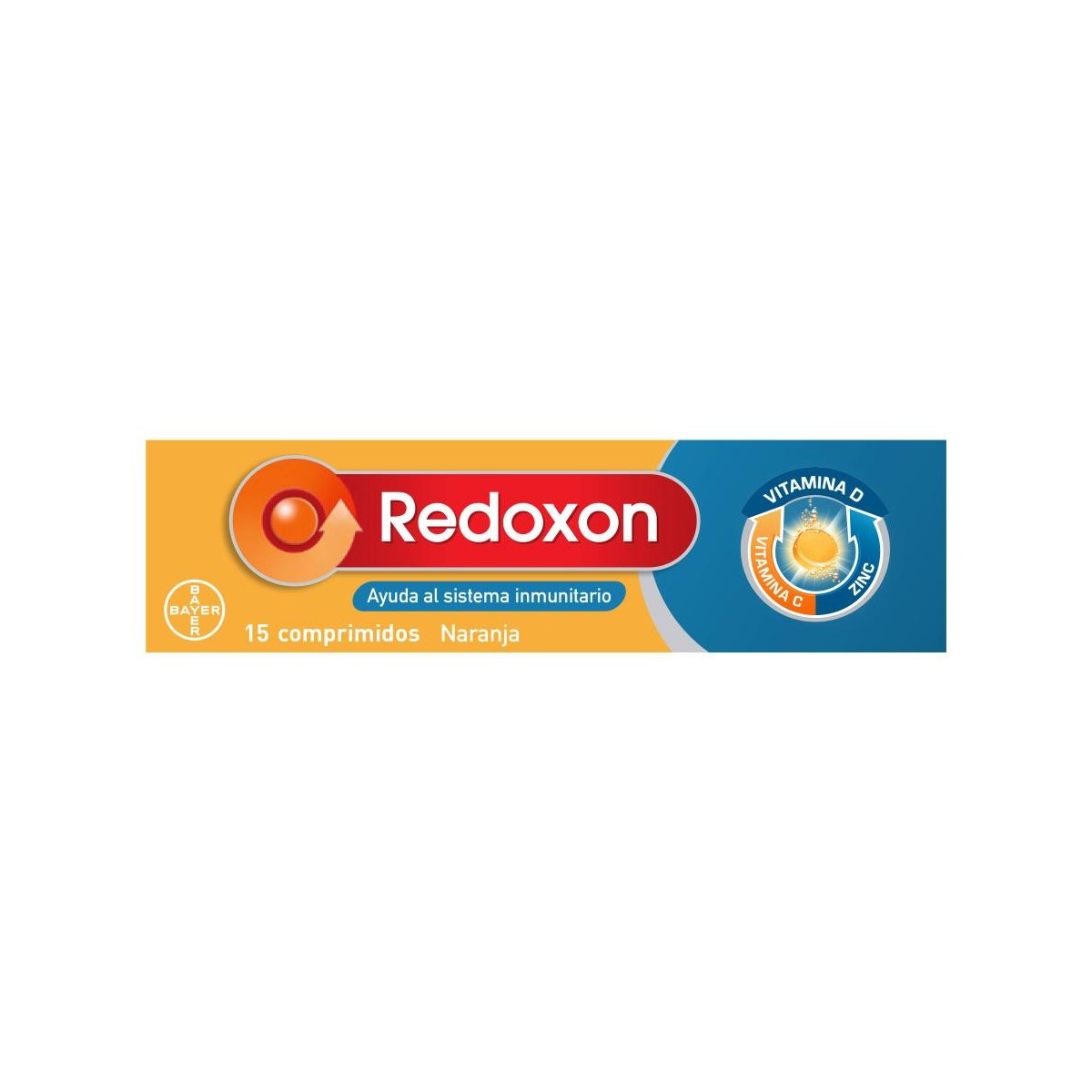 redoxon doble accion 15 comprimidos efervescentes naranja