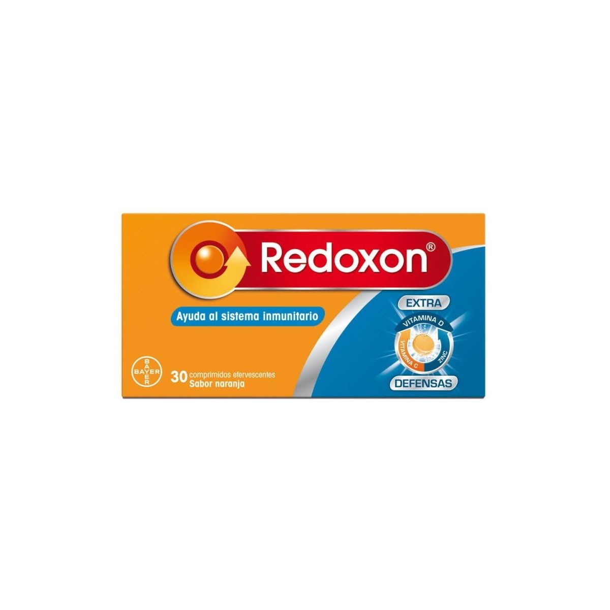 redoxon doble accion 30 comprimidos efervescentes naranja