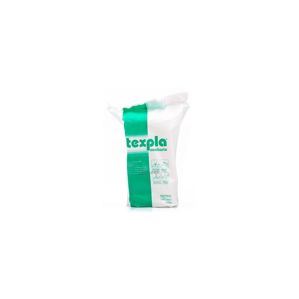 texpla aposito tela sin tejer 10x10cm 100u