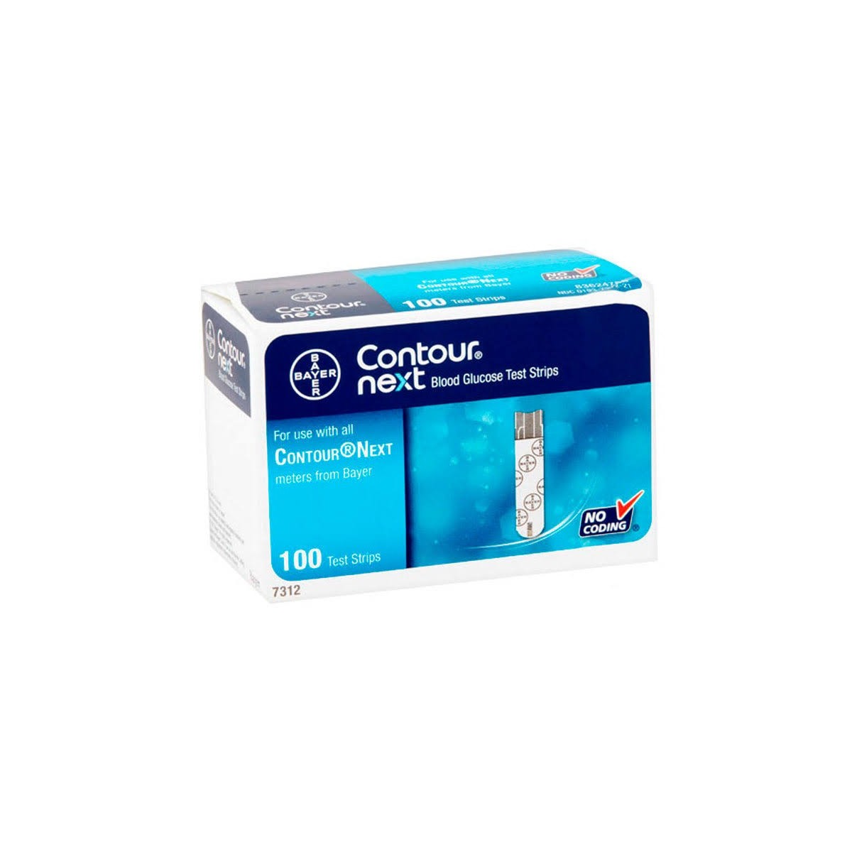 contour next tiras reactivas de glucosa en sangre 100 tiras