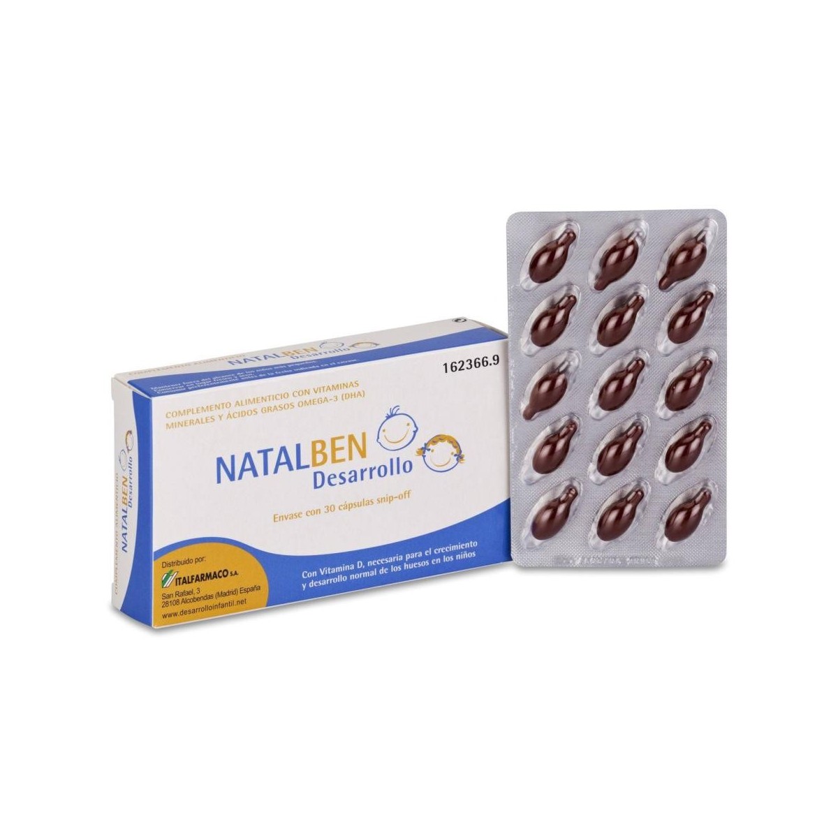 natalben desarrollo 30 capsulas