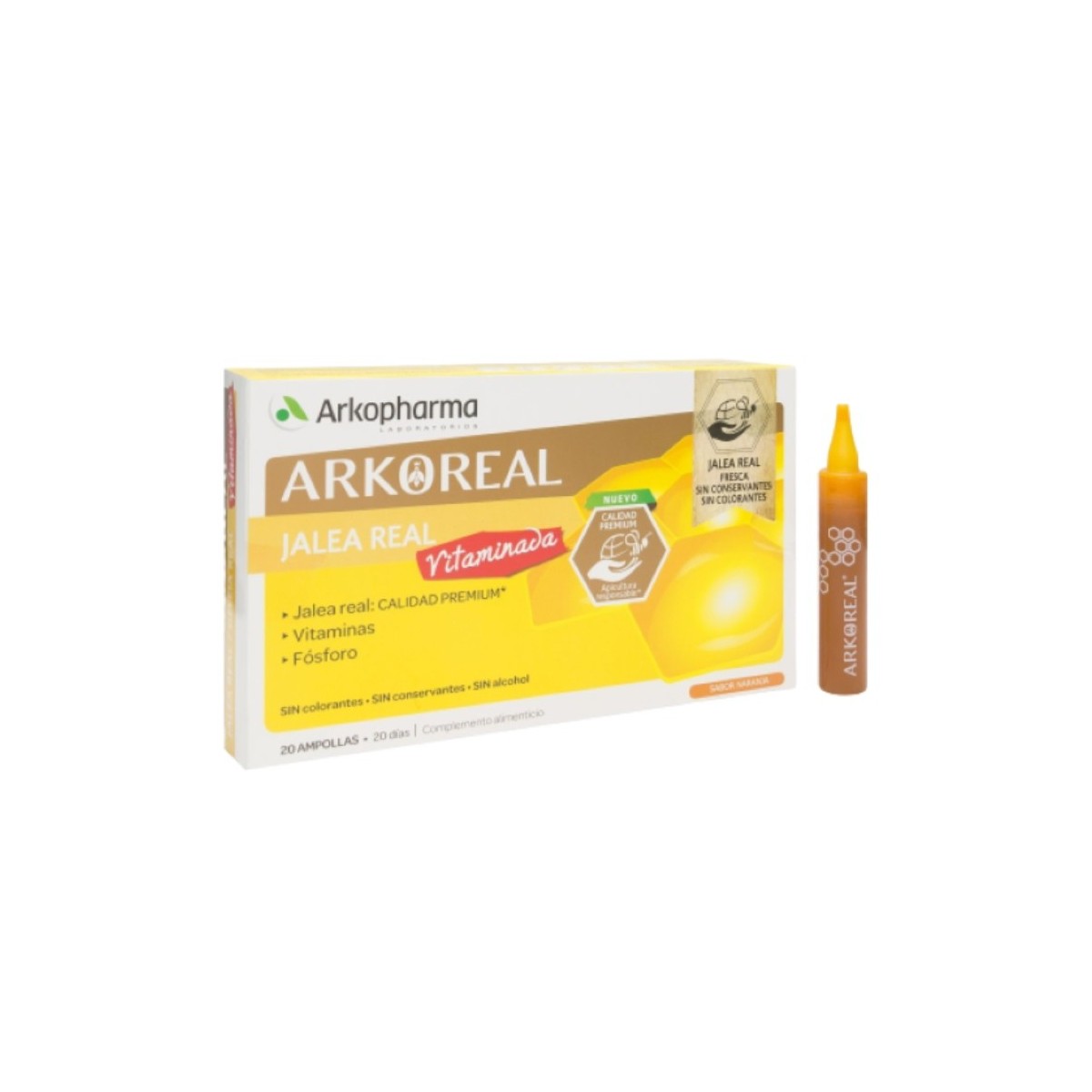arkoreal jalea real vitaminada 20 ampollas