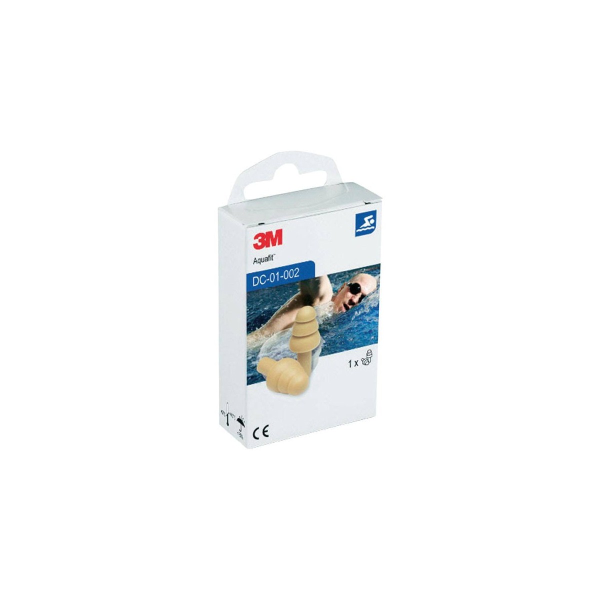 tapones de agua adulto aquafit 1 par 3m