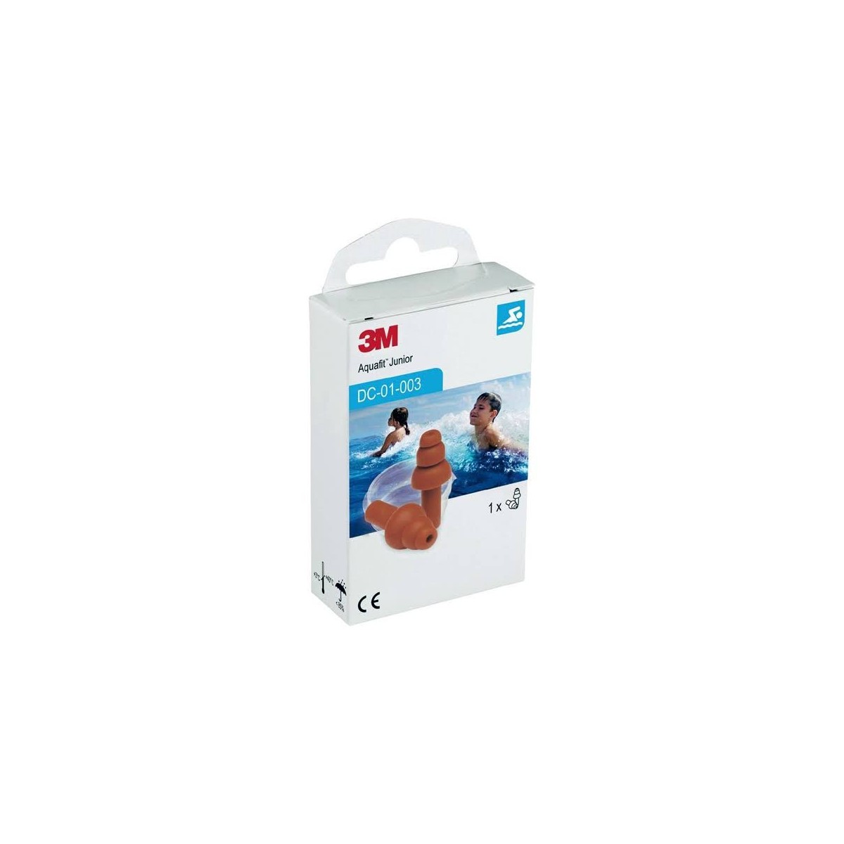3m tapones goma agua junior aquafit