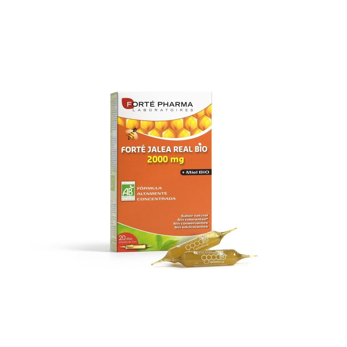 forte pharma jalea real 2000 mg 20 ampollas