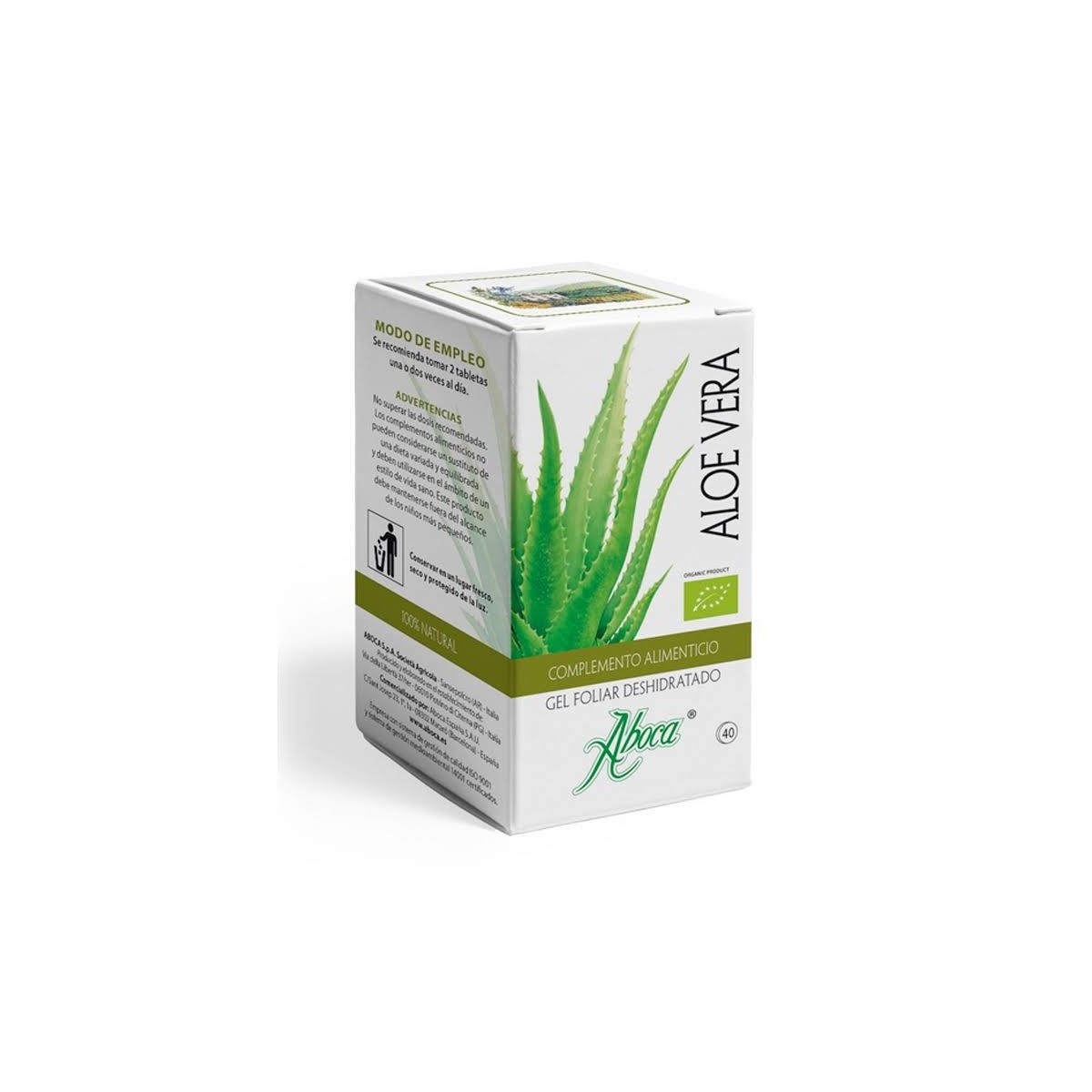 aboca aloe vera 40 tabletas bio