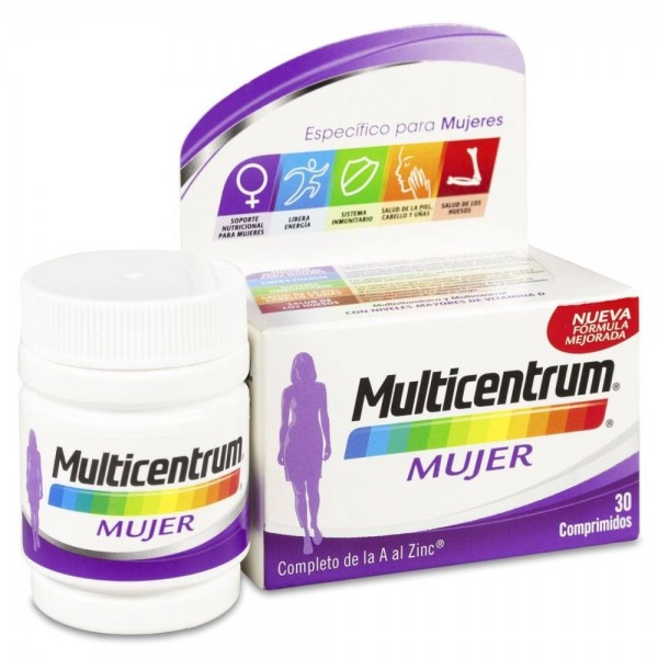 multicentrum mujer 30 comprimidos