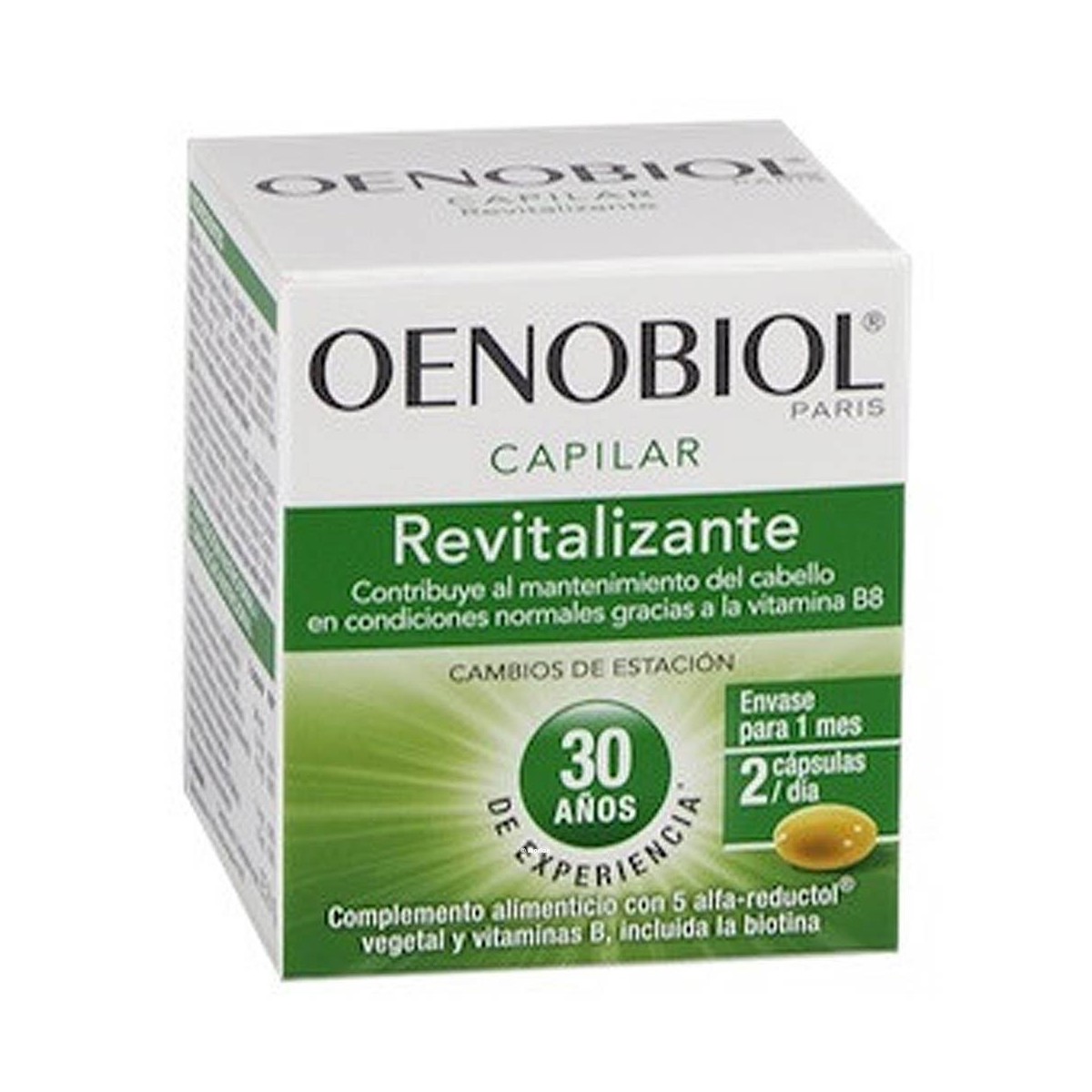 oenobiol capilar revitalizante 60 caps