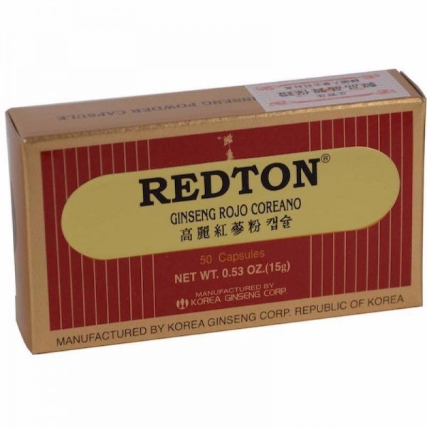 ginseng rojo coreano redton 50 capsulas