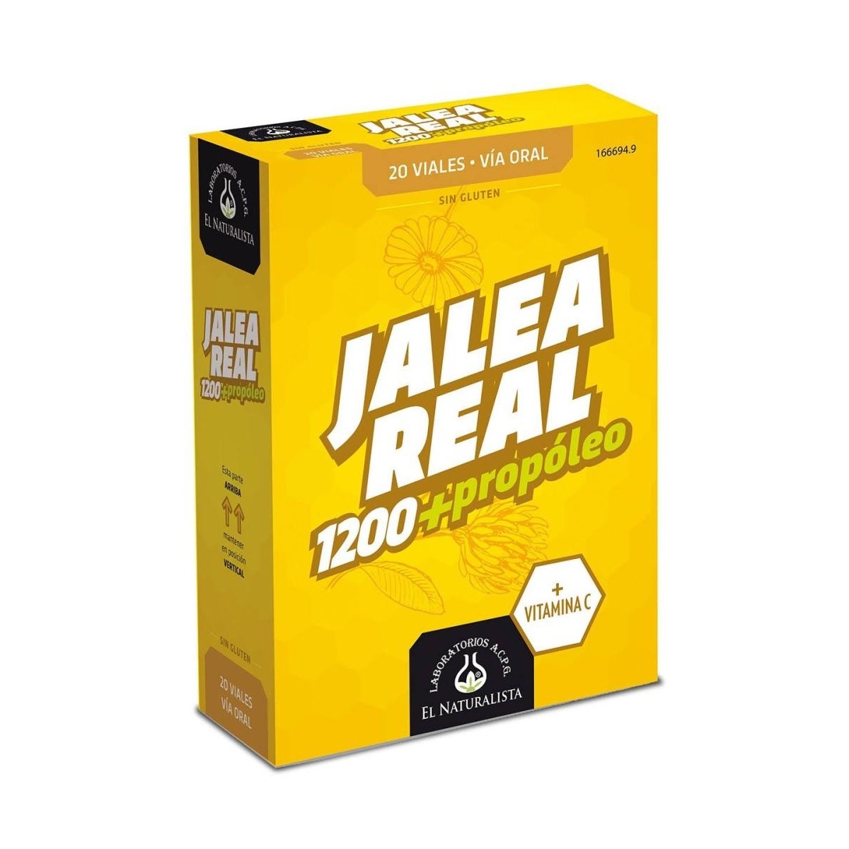 el naturalista jalea real con propoleo 20 viales