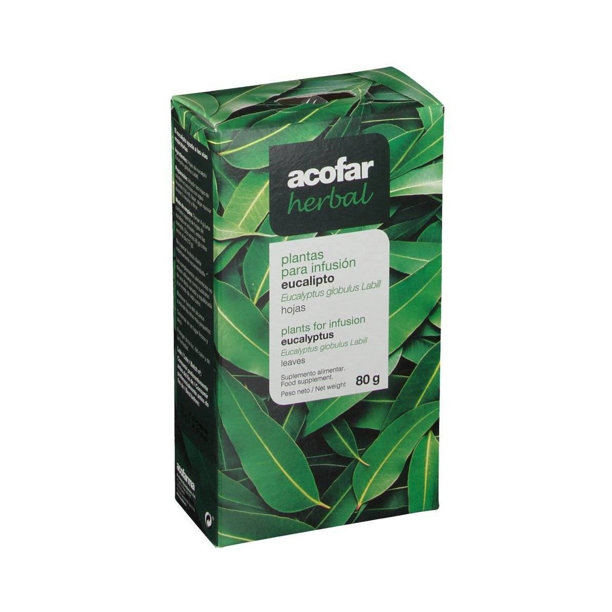 acoherbal eucalipto hojas 80 g