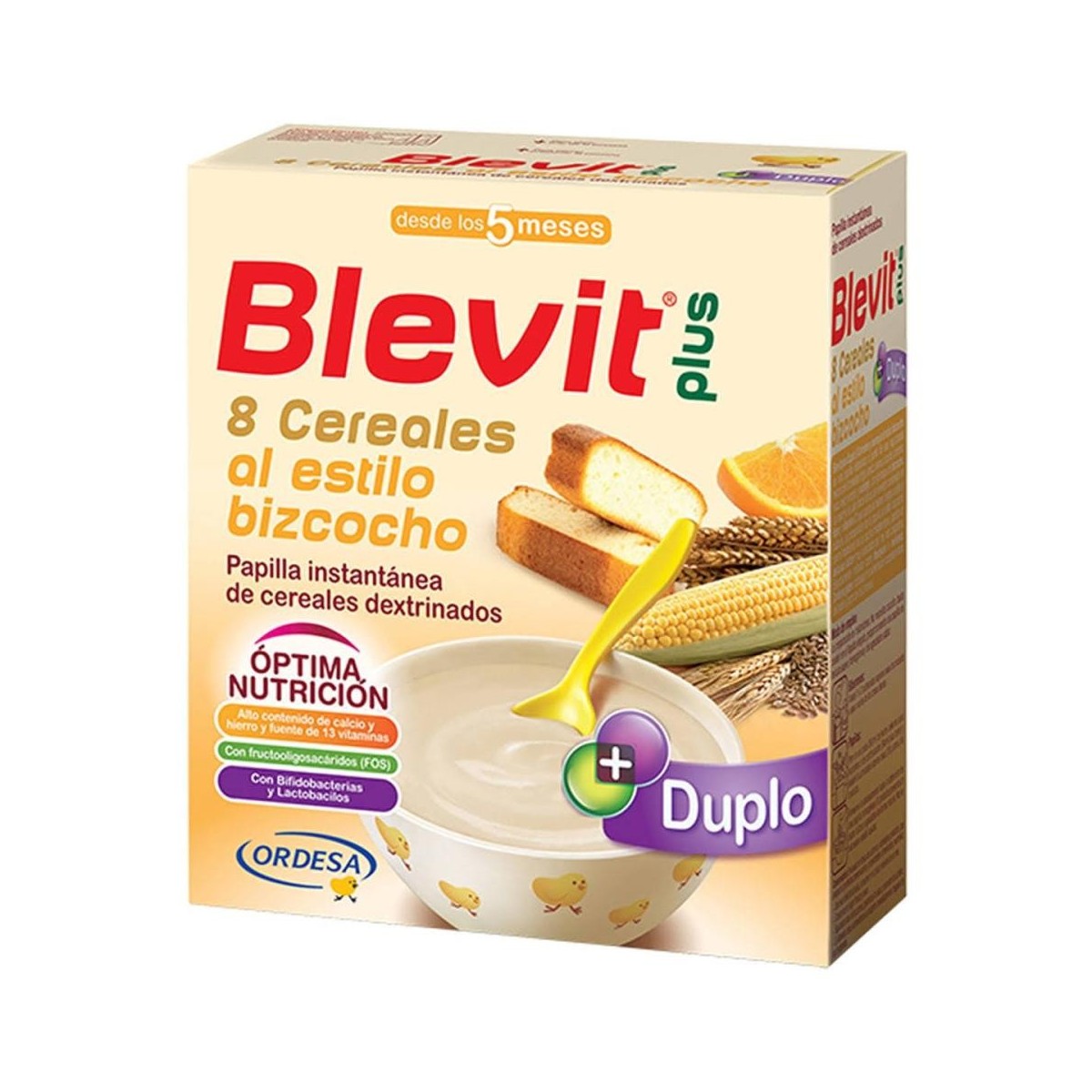 blevit plus duplo 8 cereales bizcocho 600 g