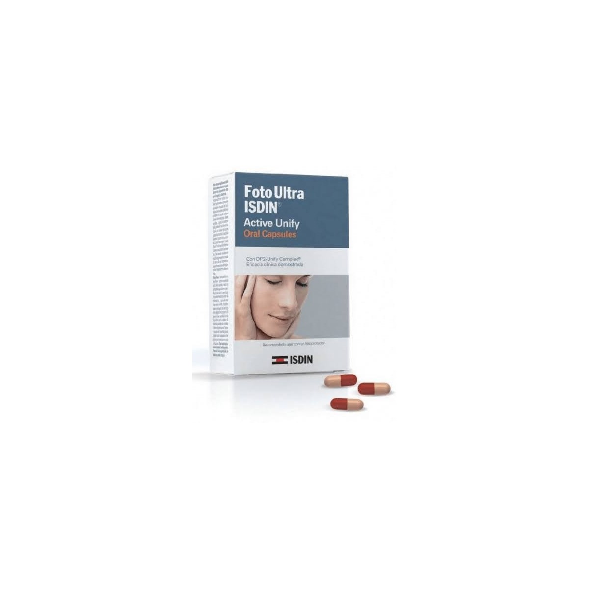 isdin fotoultra active unify 30 capsulas