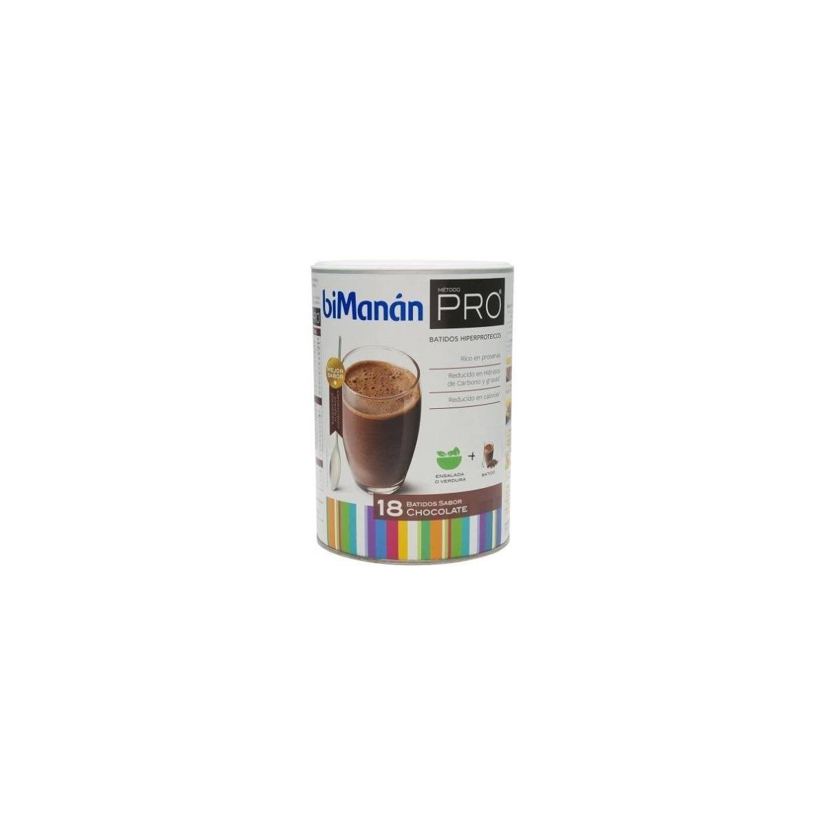 bimanan pro batido chocolate 540g hiperproteico hipocalorico