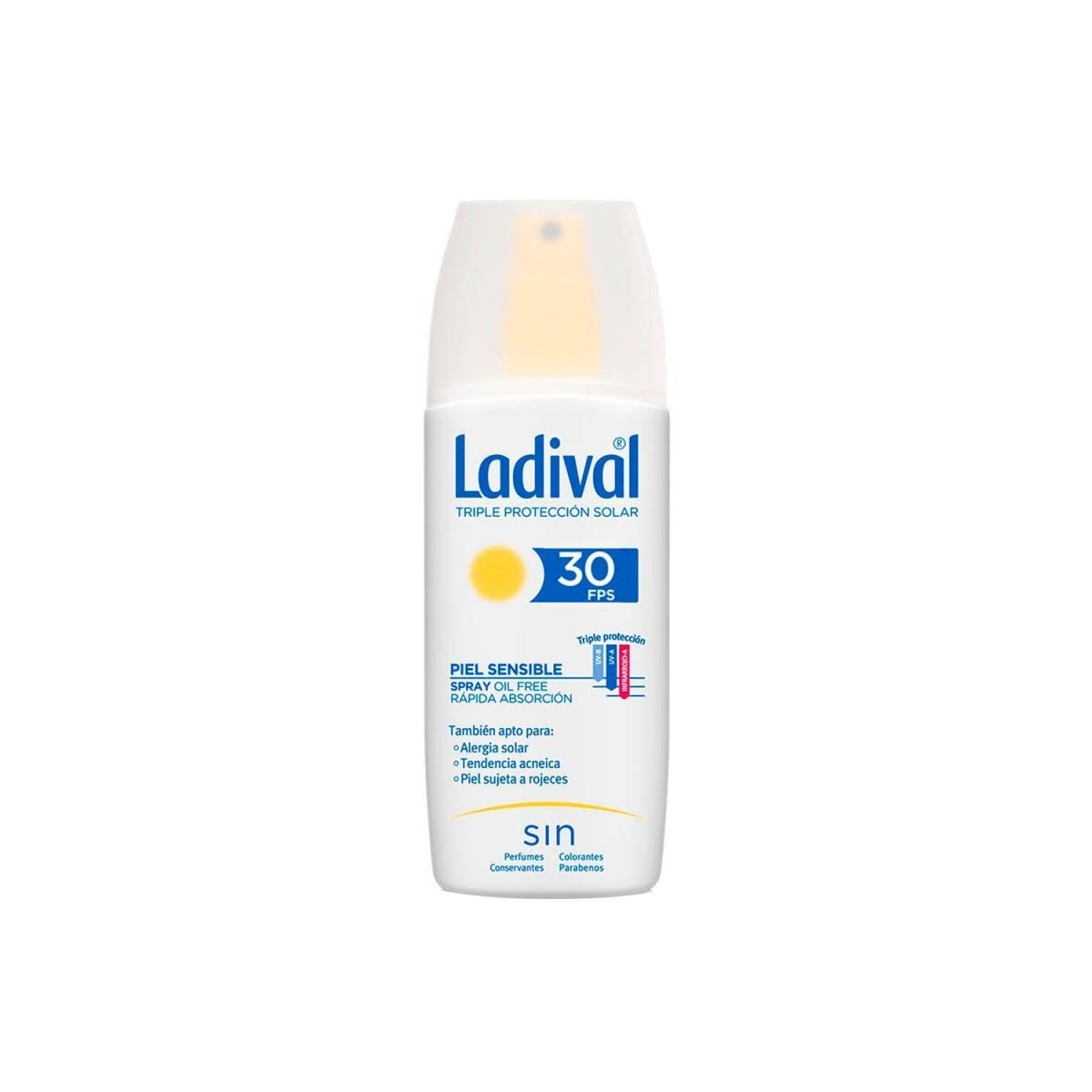 ladival piel sensible spray spf 30 150 ml