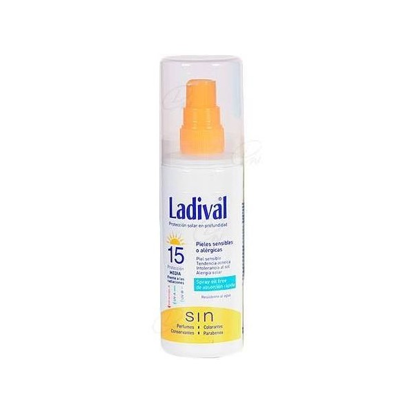 ladival spray piel sensible spf15 150 ml