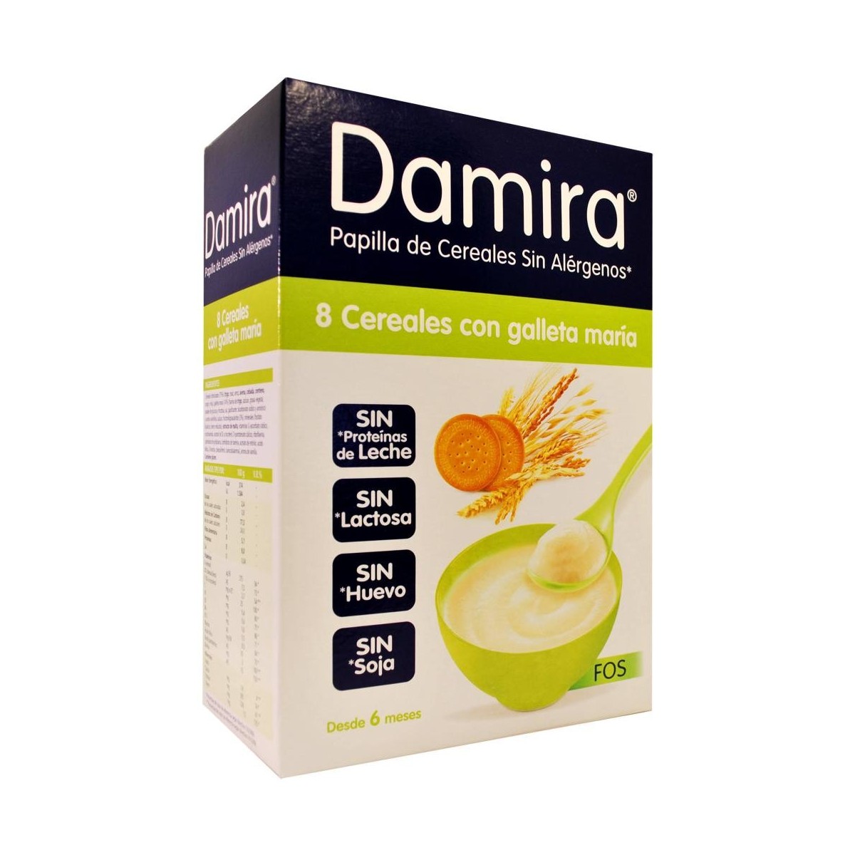 damira 8 cereales con galleta 600g