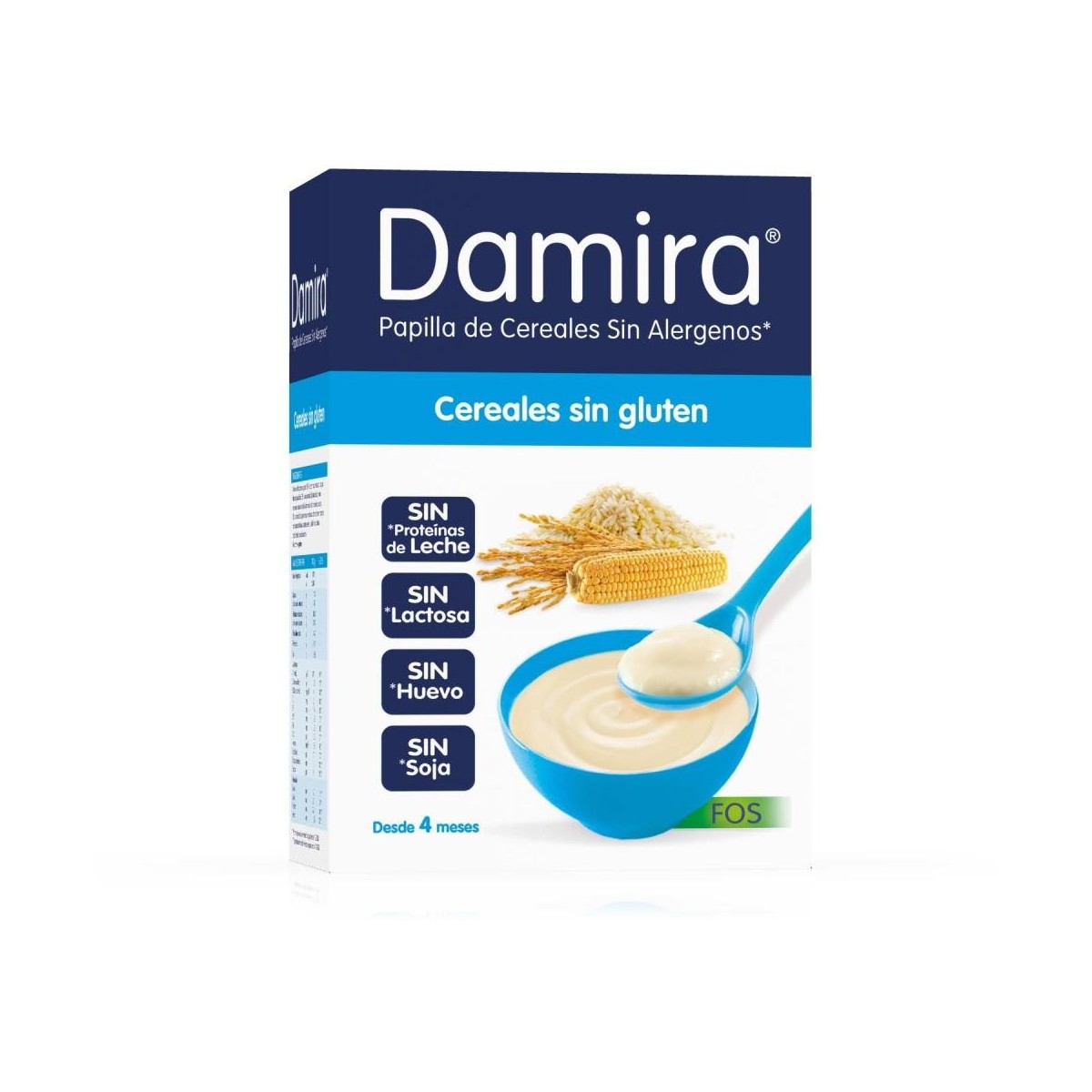 damira cereales sin gluten fos 600 g