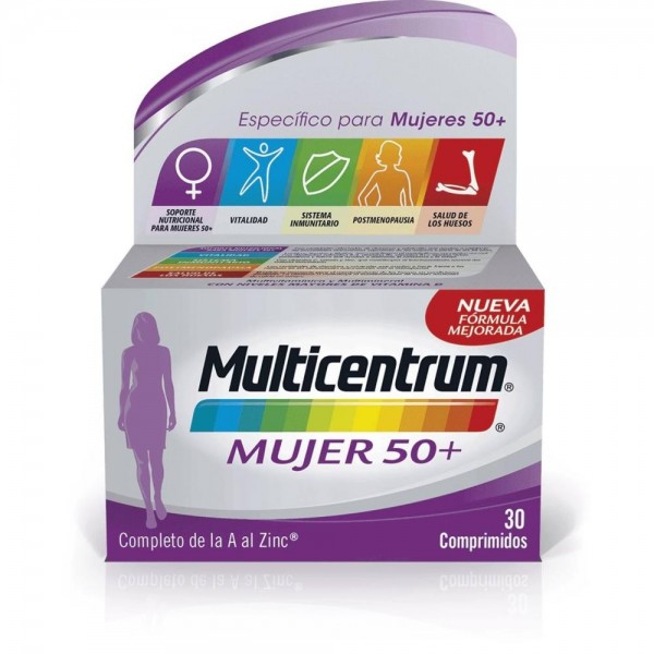 multicentrum 30 comprimidos mujer 50