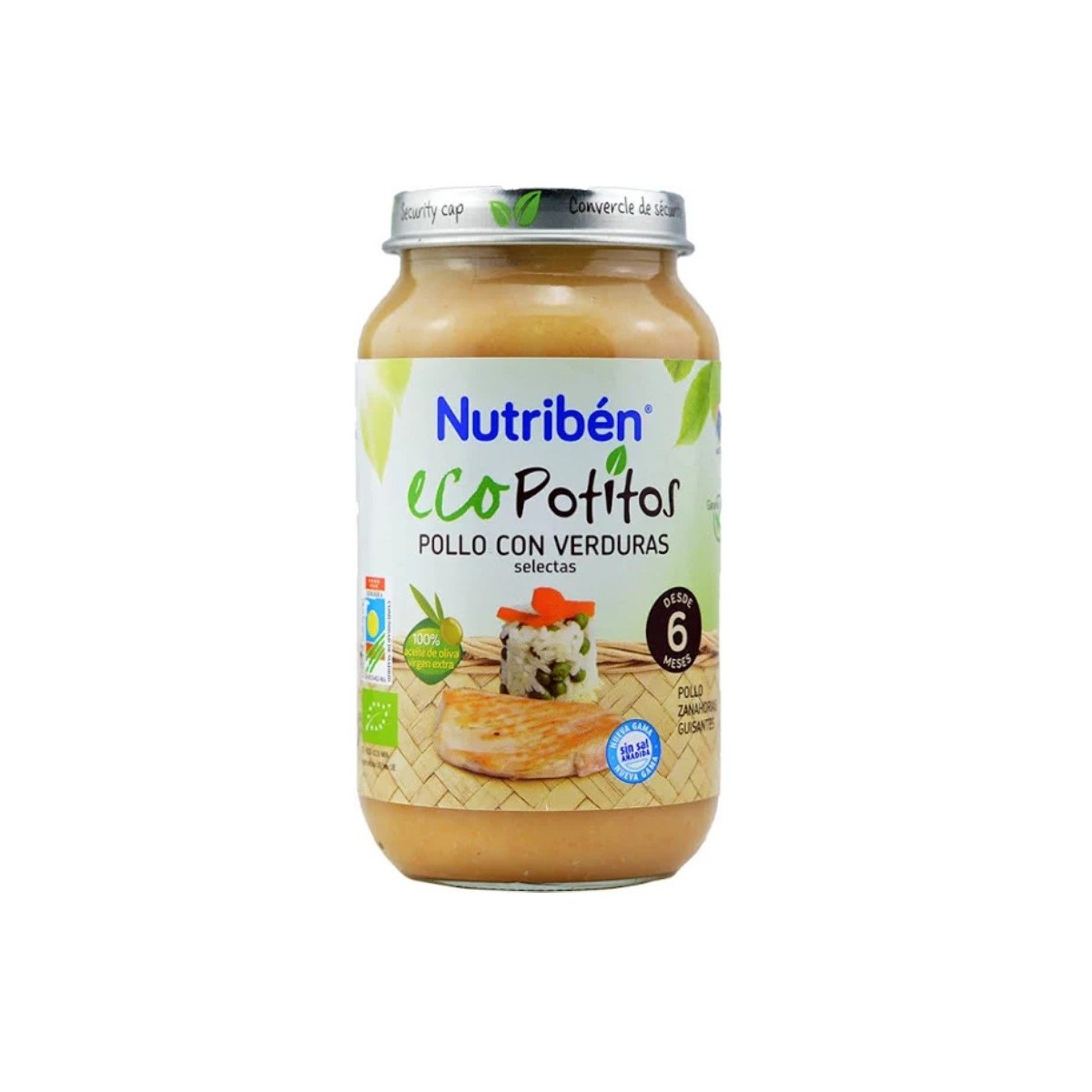 nutriben pollo con verduras selectas 250 gr