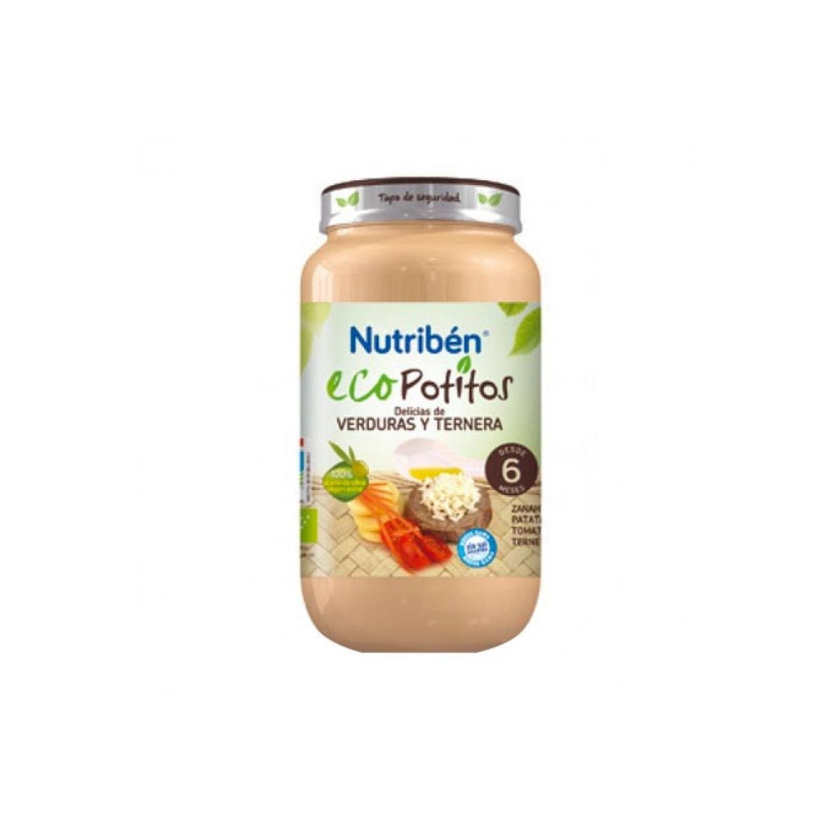 nutriben eco delicias de verduras y ternera 250g