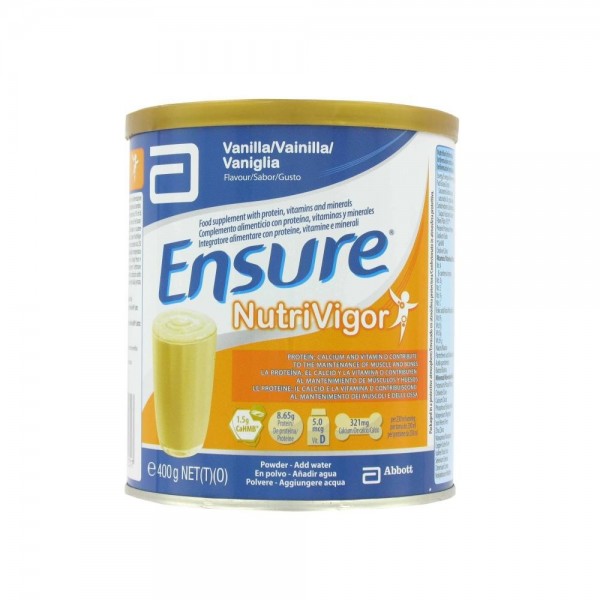 ensure nutrivigor 400 g vainilla