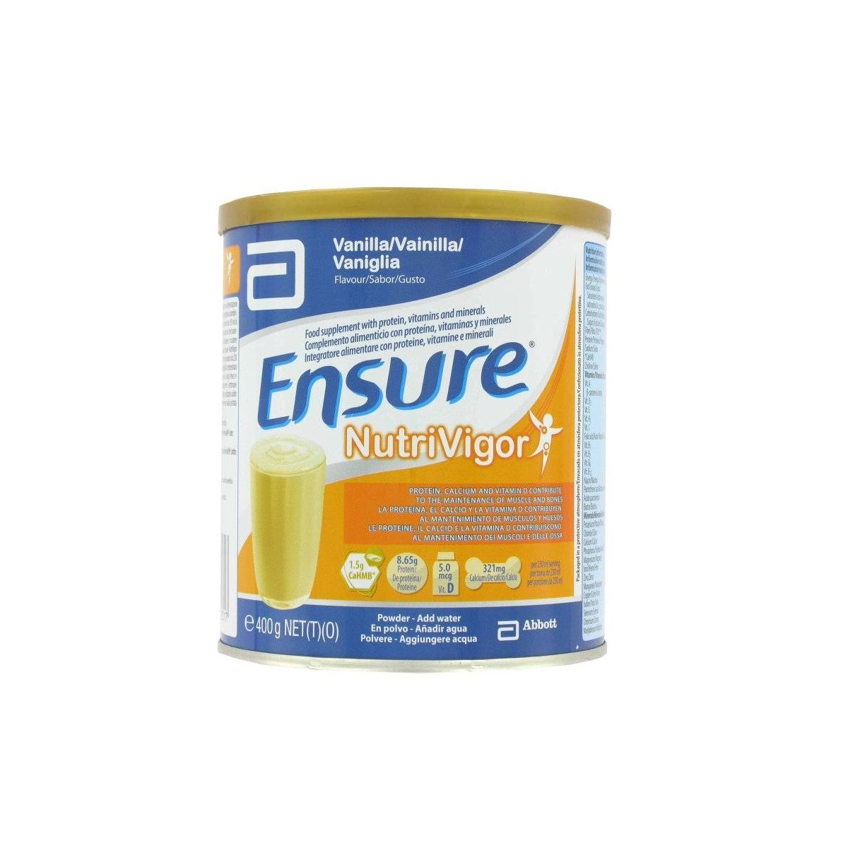 ensure nutrivigor 400 g vainilla