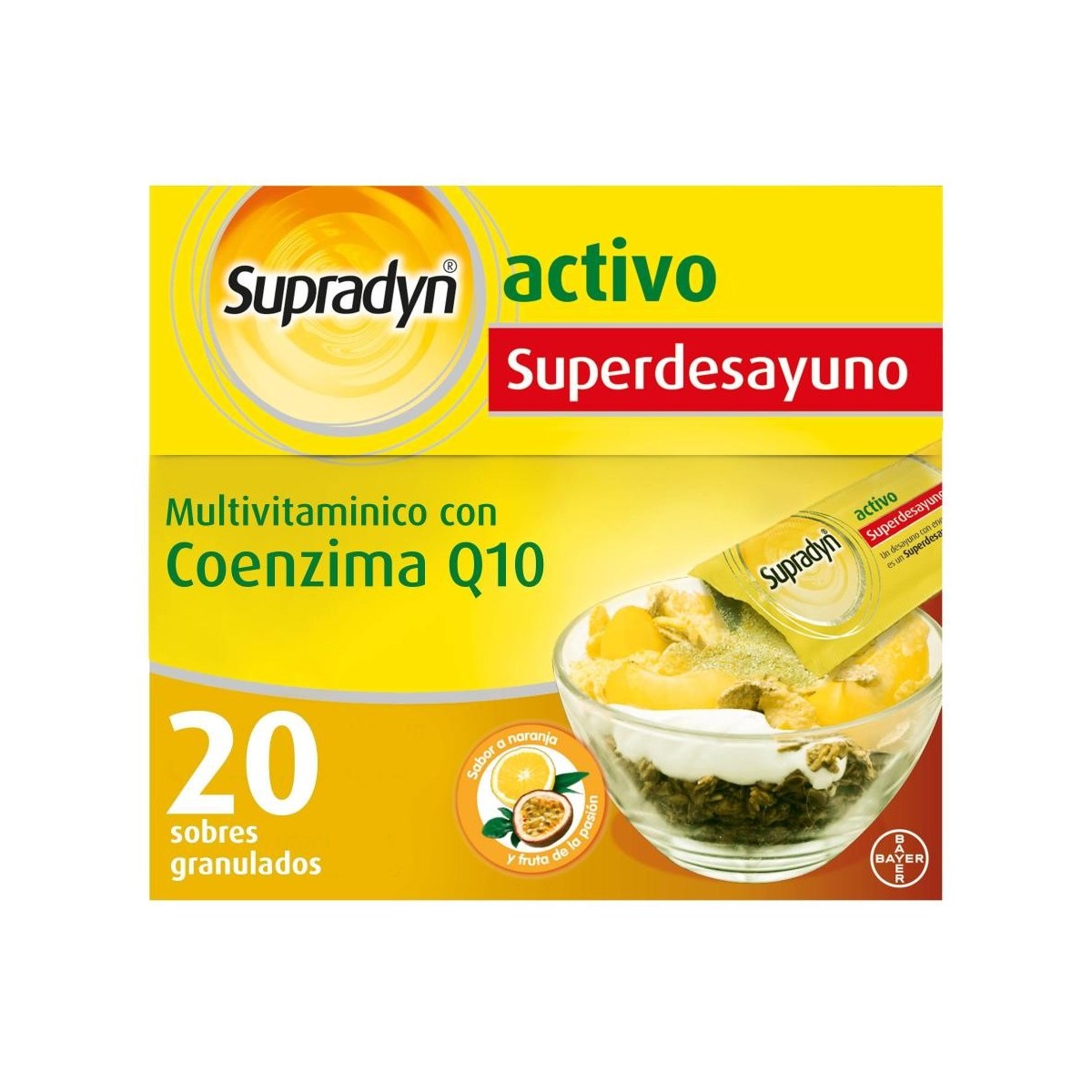 supradyn activo superdesayuno 20 sobres