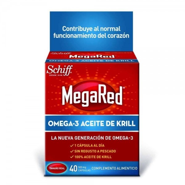 megared omega 3 aceite de krill 40 capsulas