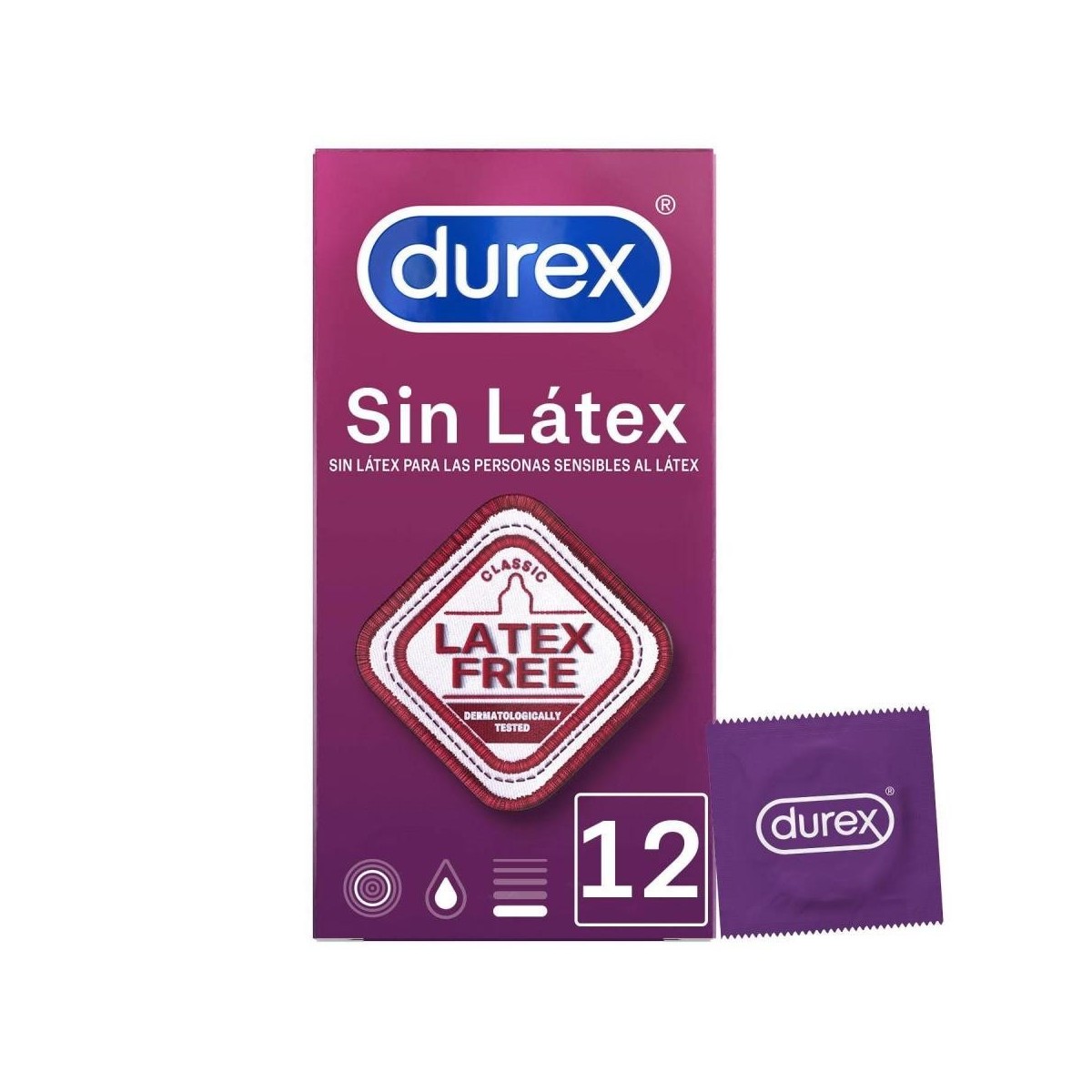 durex sin latex 12 preservativos