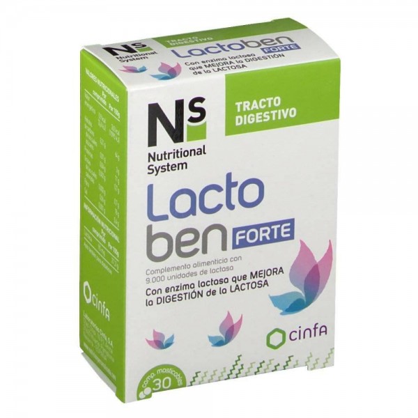 ns lactoben forte 30 comprimidos masticables