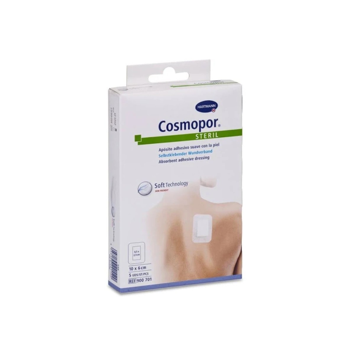 cosmopor steril aposito esteril 10 cm x 6 cm 5