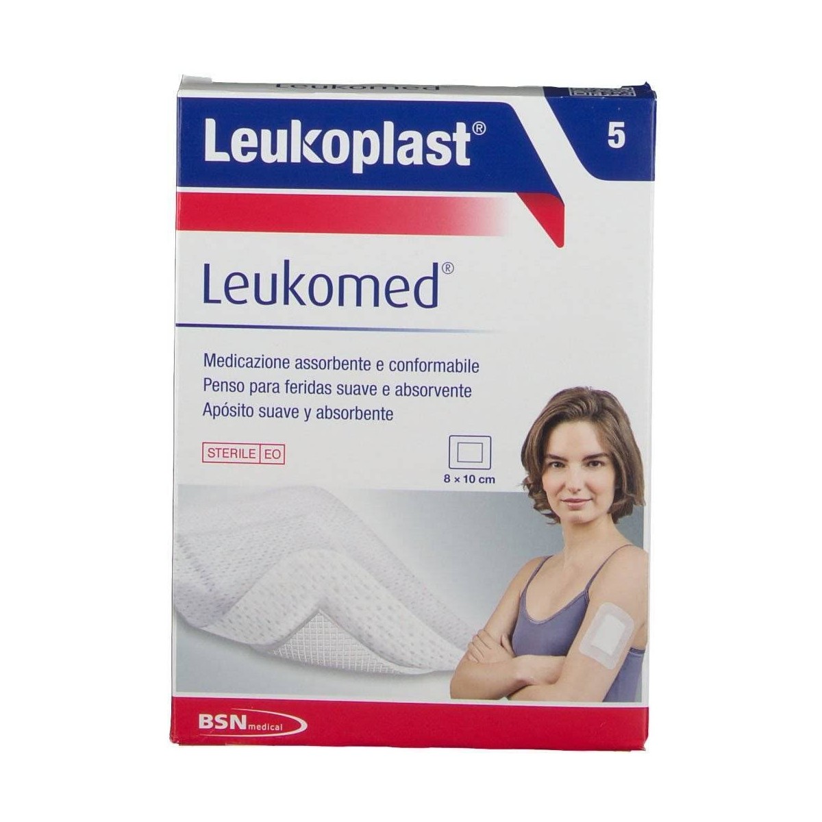 leukoplast leukomed apositos 8 x 10 cm