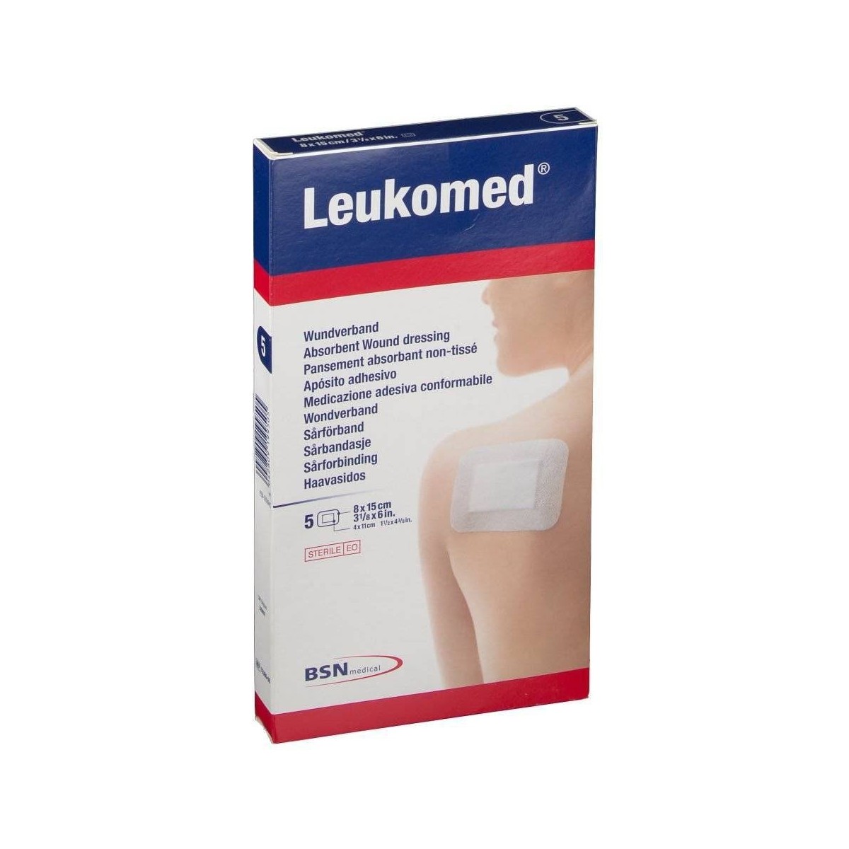leukomed aposito adhesivo 8 x 15 cm