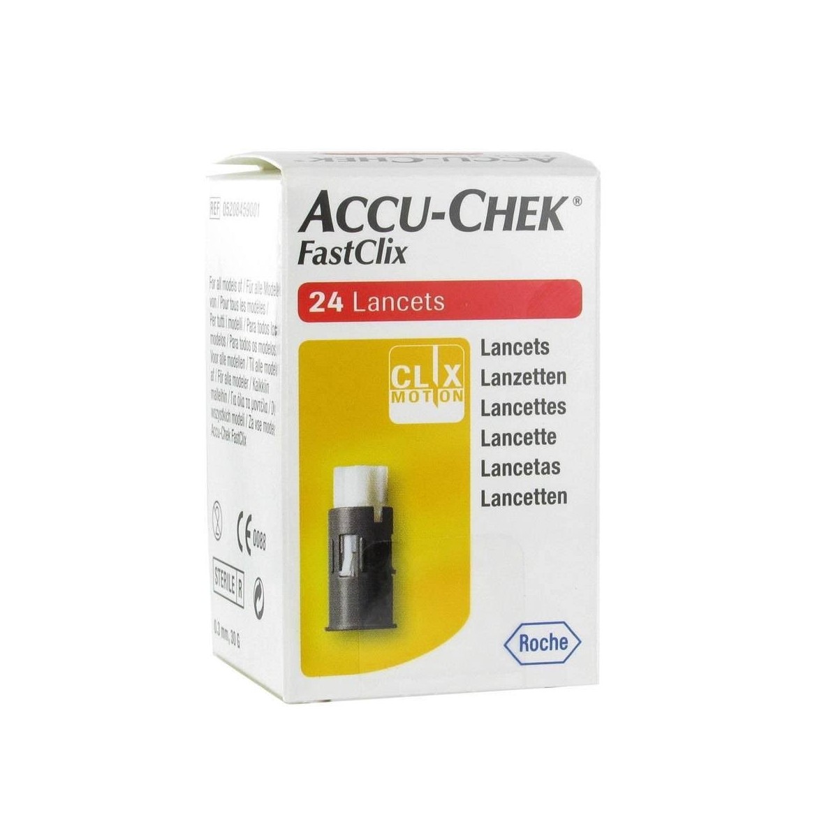 accu chek fastclix 24 lancetas