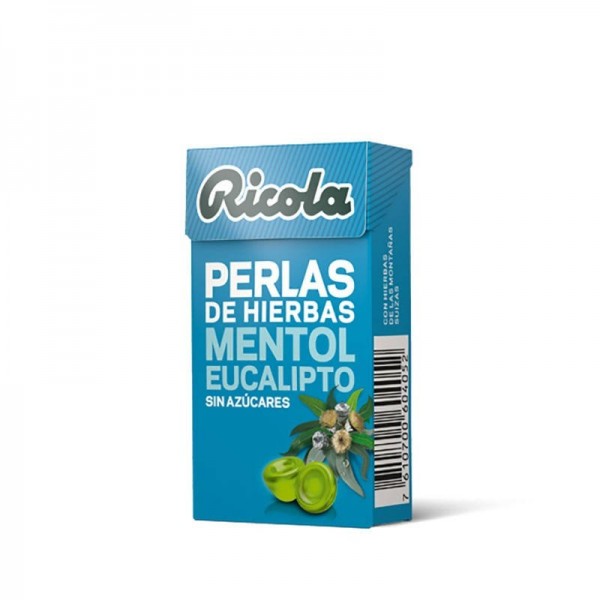 ricola perlas mentol eucalipto 25 g