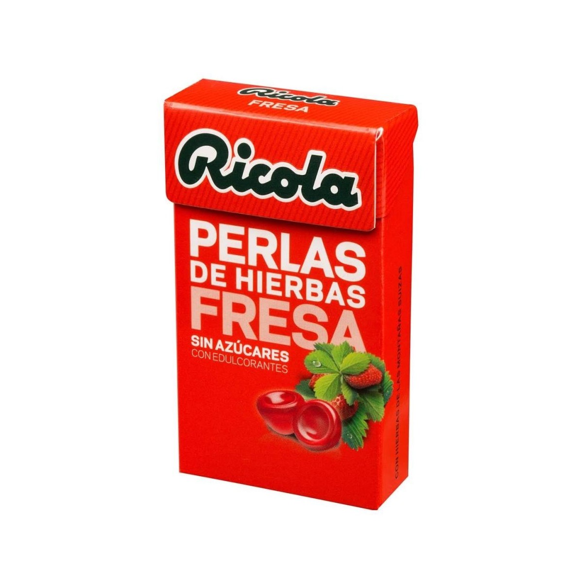ricola perlas fresa 25 g