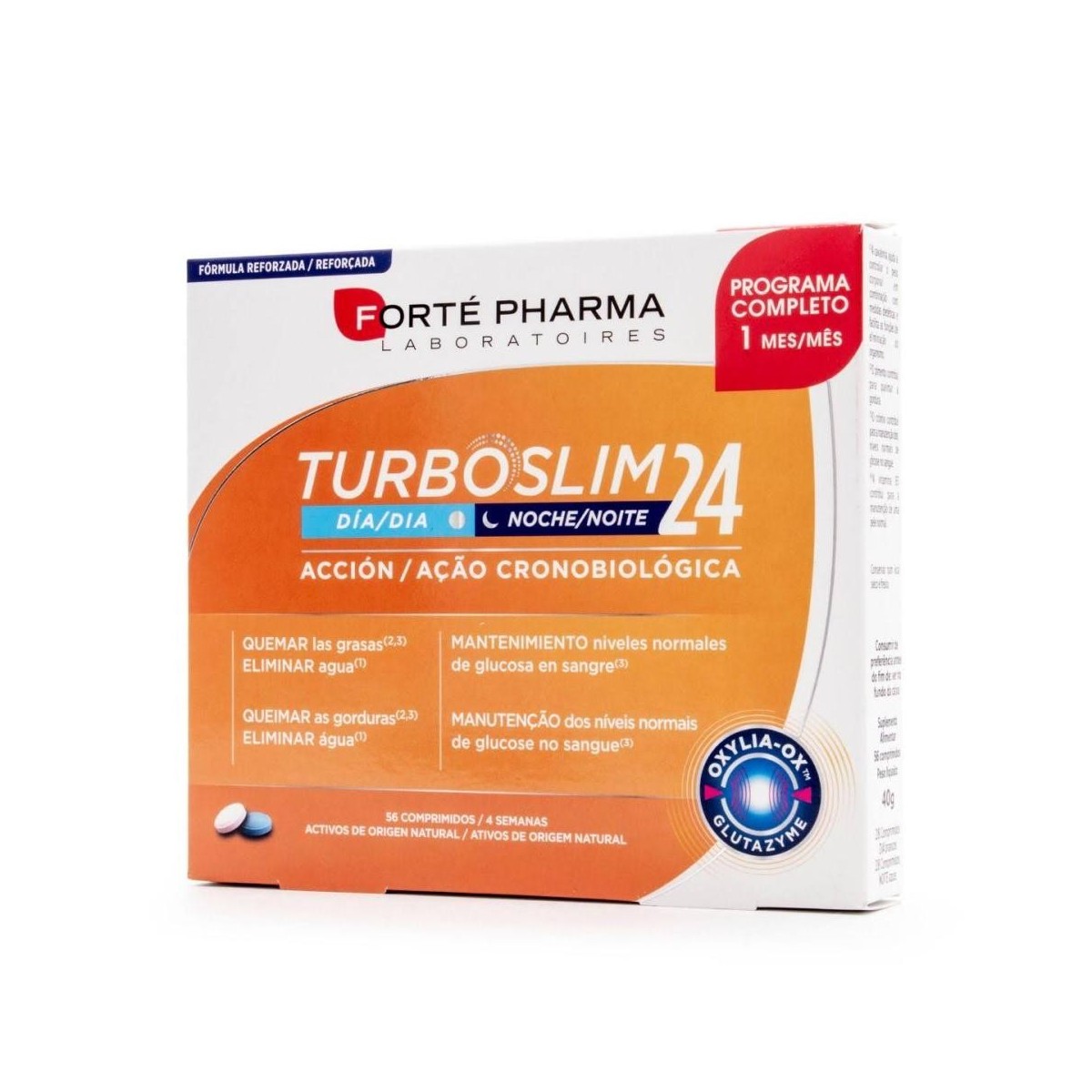 turboslim cronoactive forte 56 comprimidos