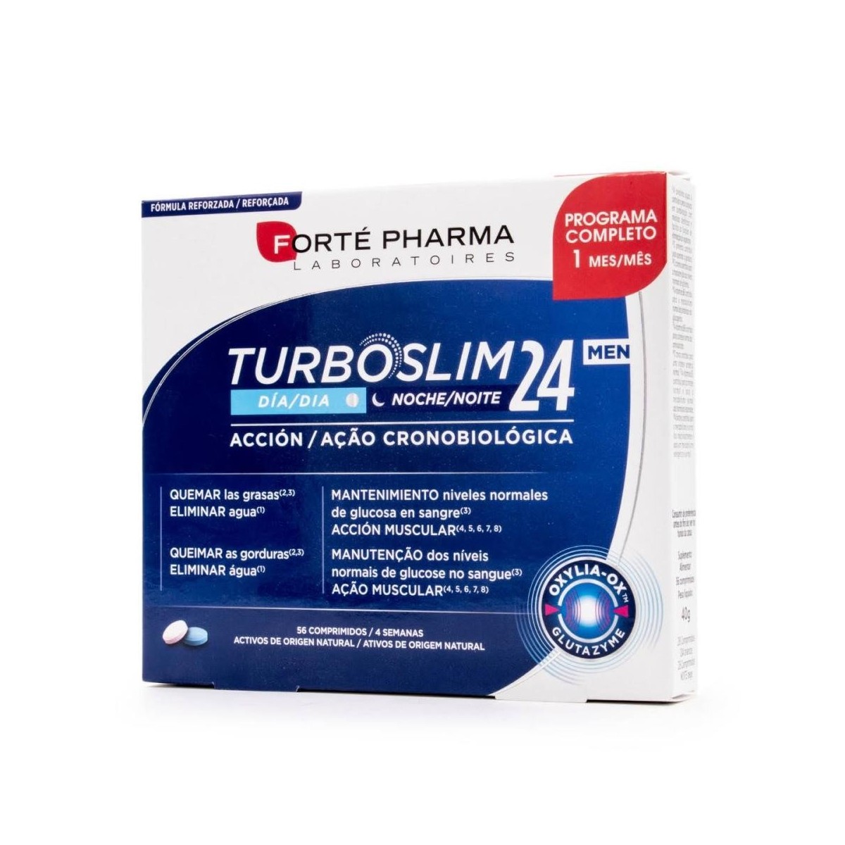 turboslim cronoactive forte men 56 comprimidos