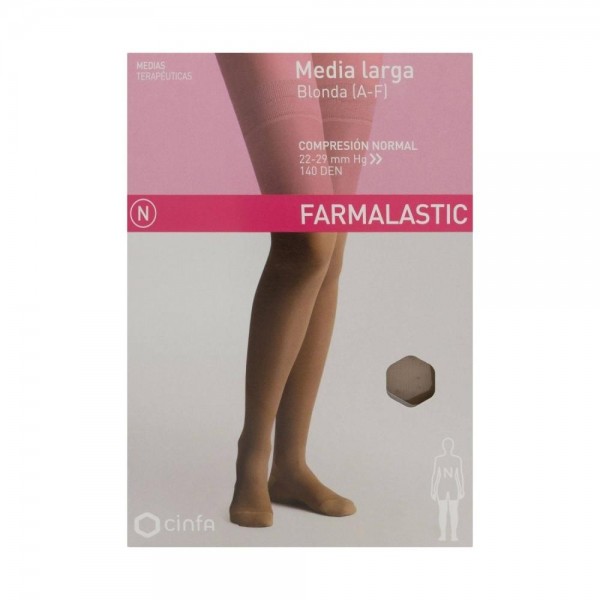 media larga a f comp normal farmalastic blonda camel t med