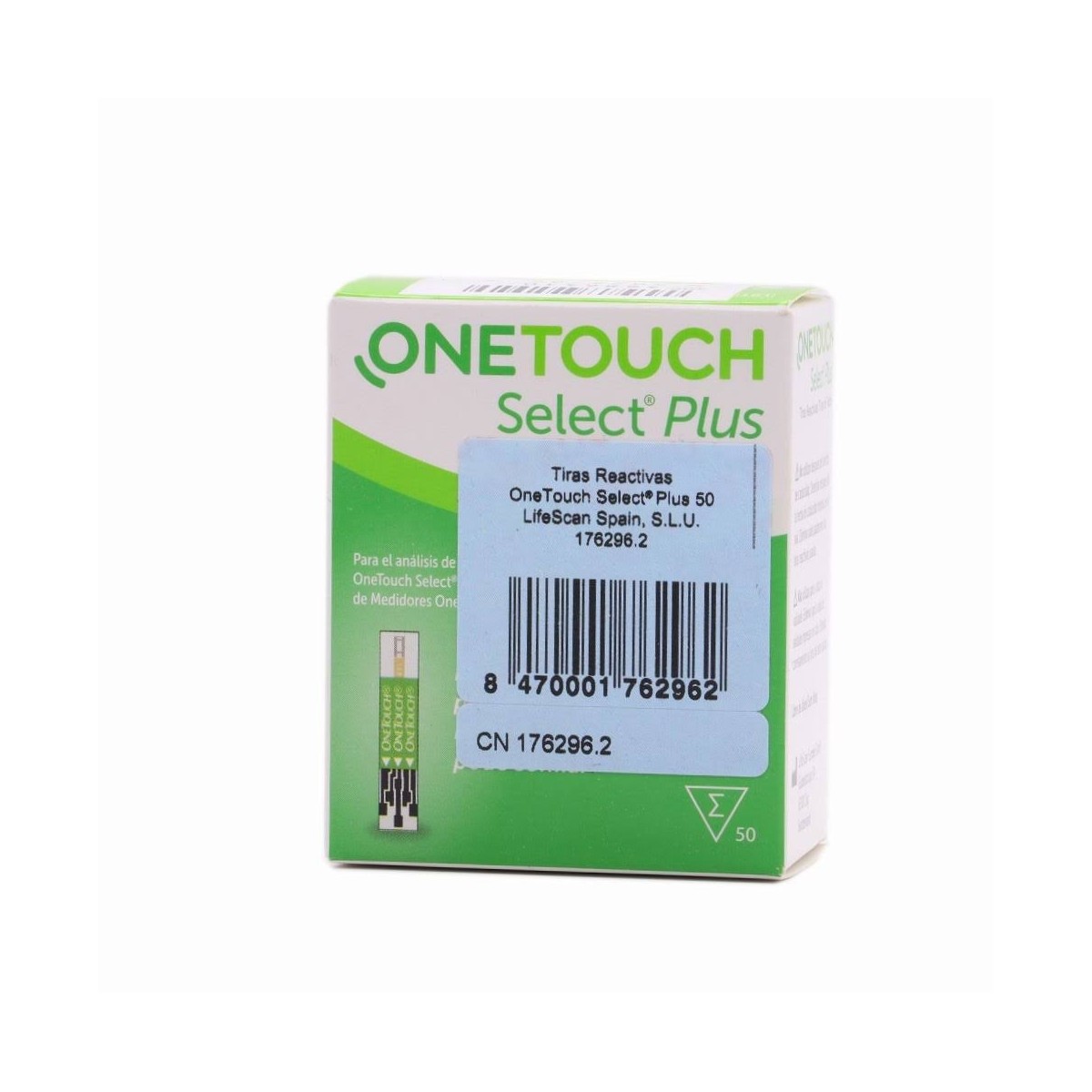 one touch select plus 50 tiras reactivas