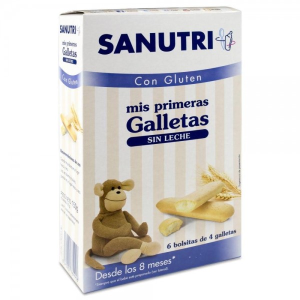 sanutri mis primeras galletas sin leche 150 gr