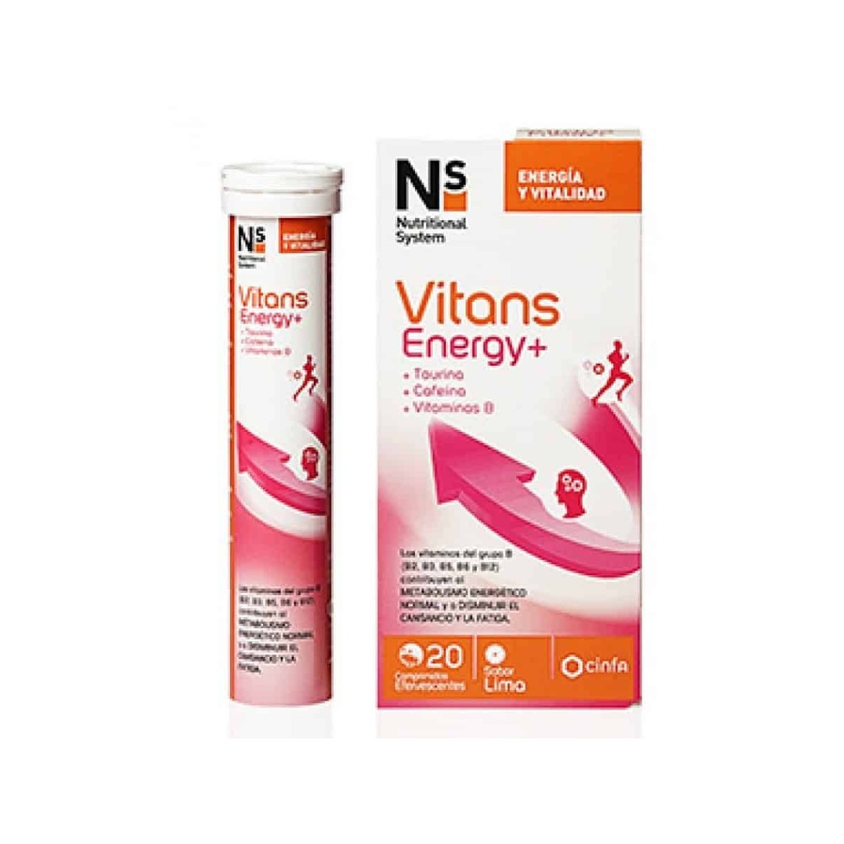 ns vitans energy 20 comprimidos efervescentes