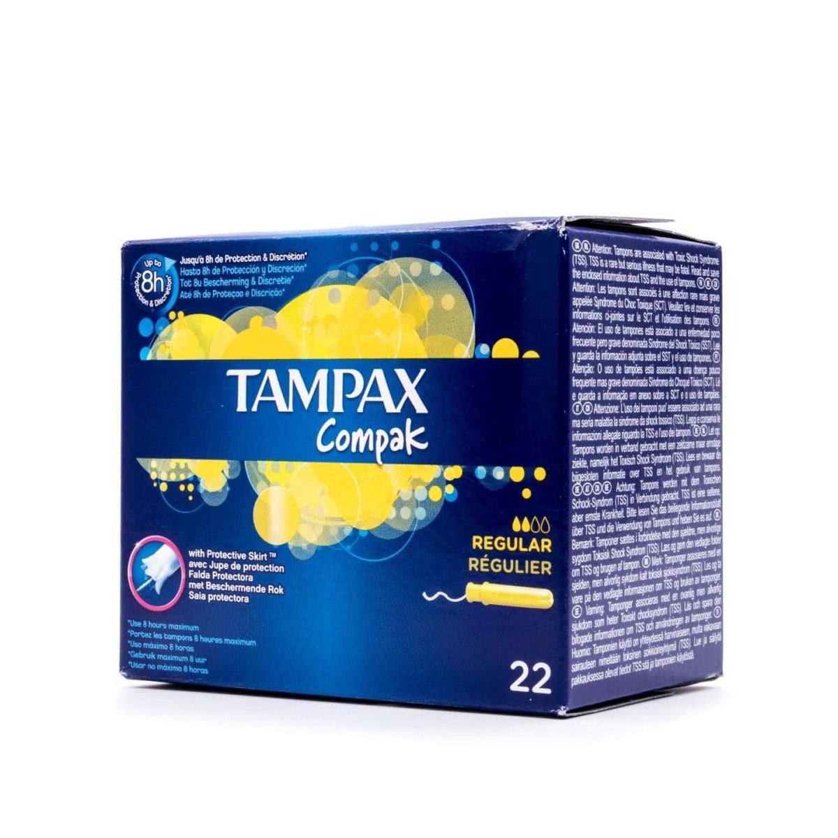 tampax compak regular 22 tampones