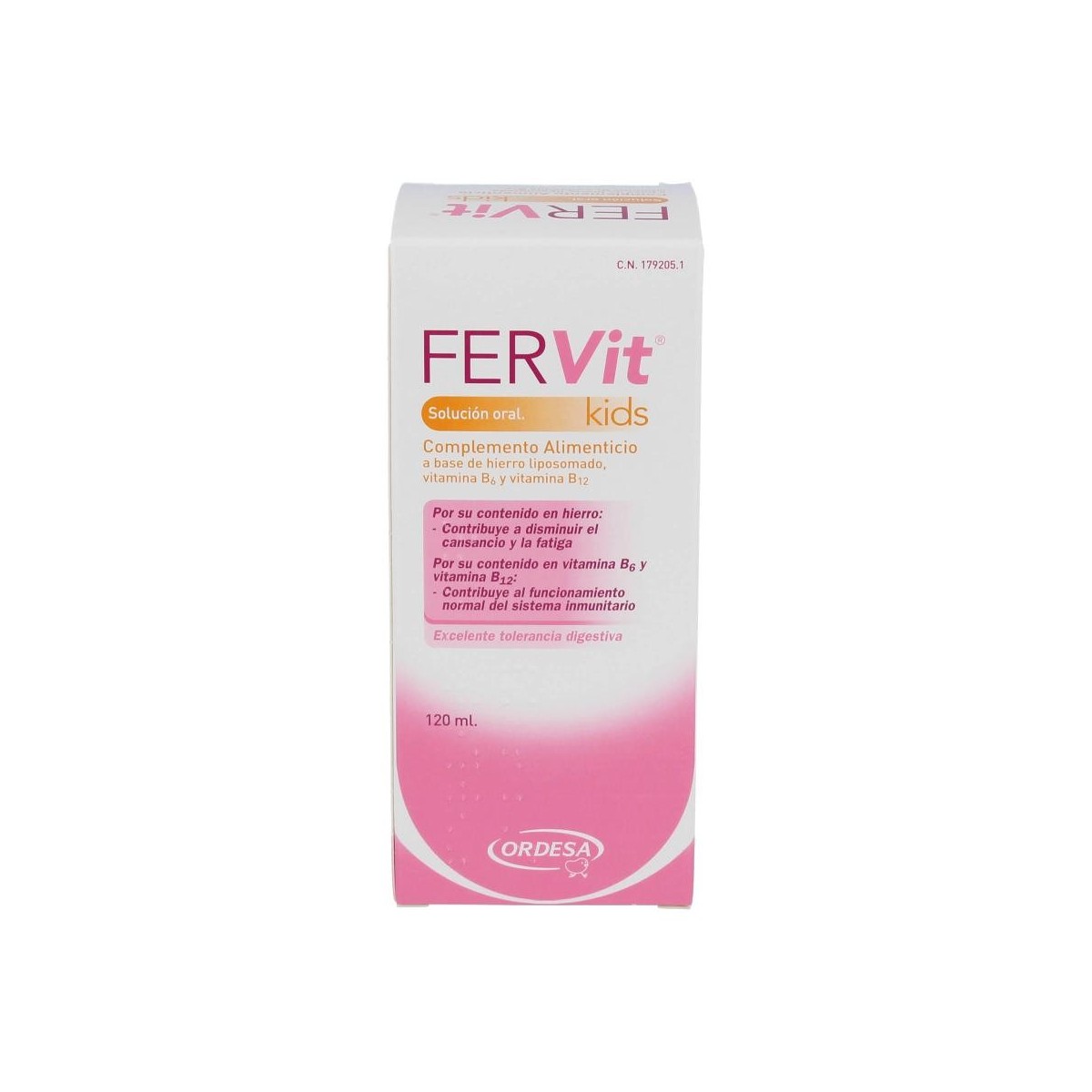fervit solucion oral 120 ml