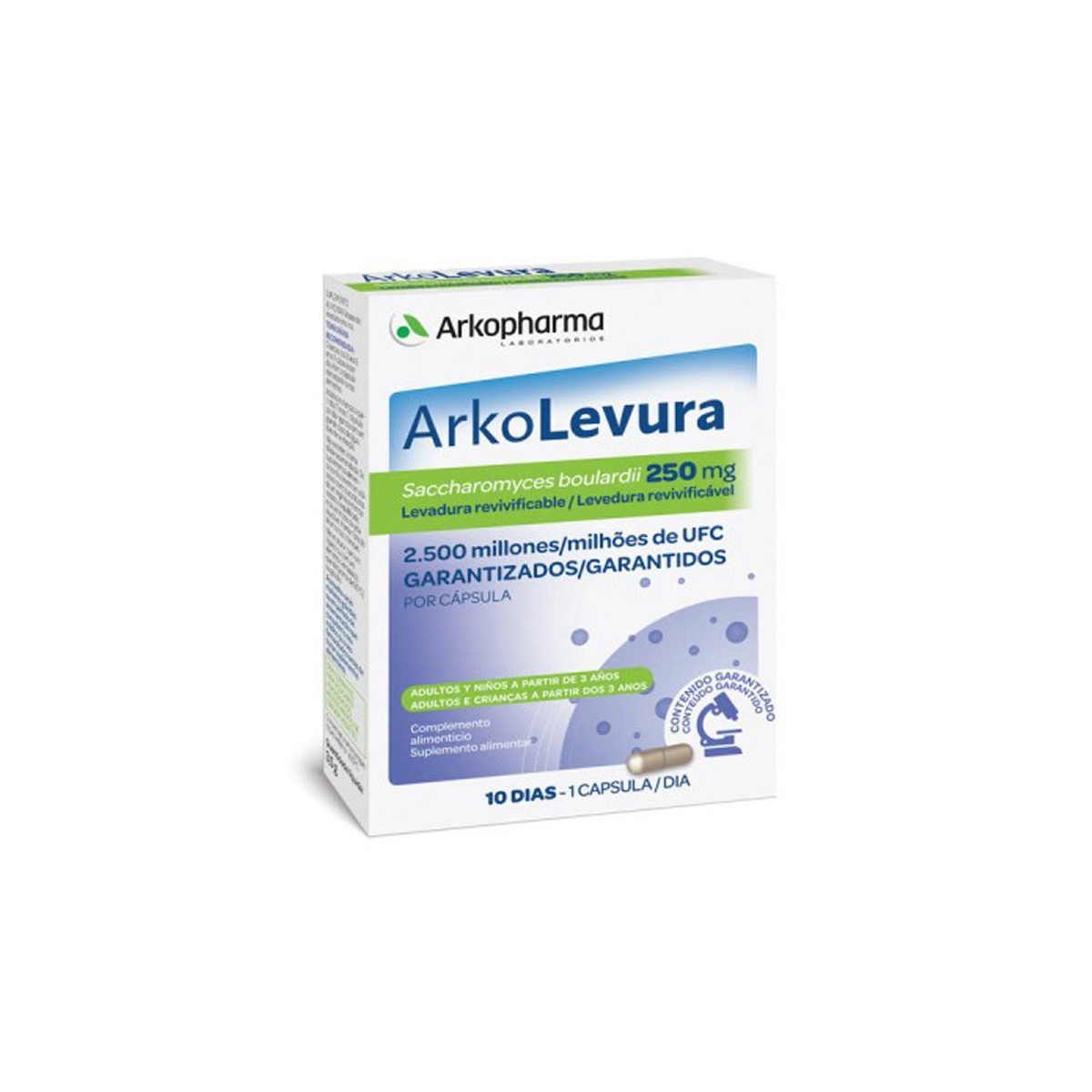 arkopharma arkolevura saccharomyces boulardii 10 capsulas
