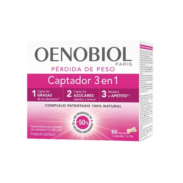 oenobiol captador 3 en 1 60 capsulas